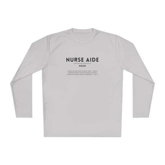 Nurse Aide Definition Unisex Long Sleeve Tee | Lightweight & Comfortable