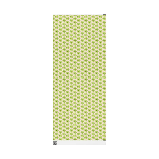 Green Anthurium Pua Wrapping Paper – Green Floral Gift Wrap for Nature Lovers