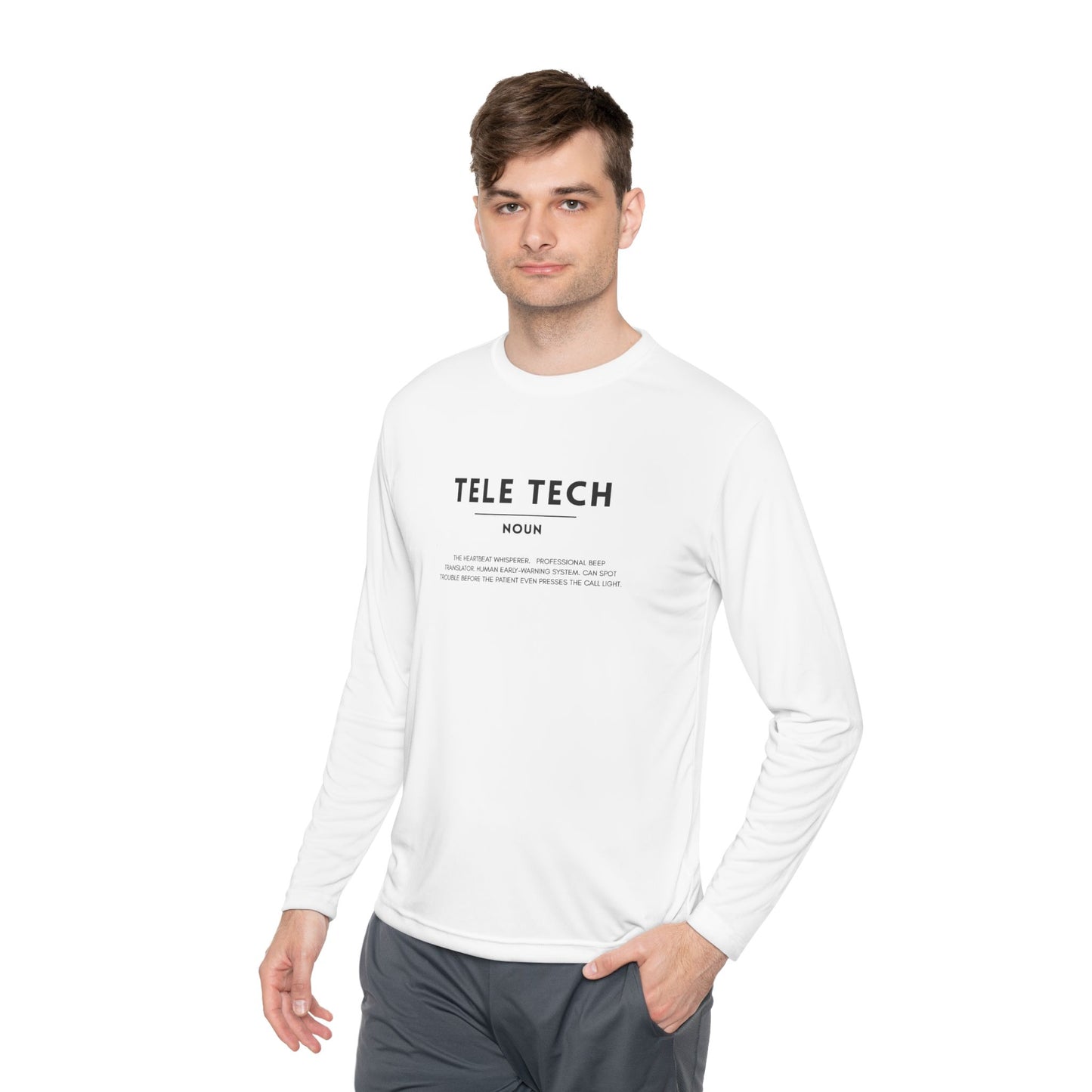 Tele Tech Definition Unisex Long Sleeve Tee | Lightweight & Comfortable