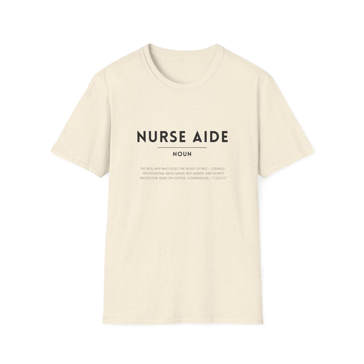 Nurse Aide Definition Unisex Softstyle T-Shirt