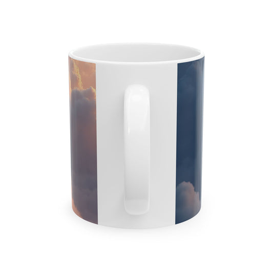 Faith Over Fear Ceramic Mug - Inspirational Coffee Cup for Daily Motivation