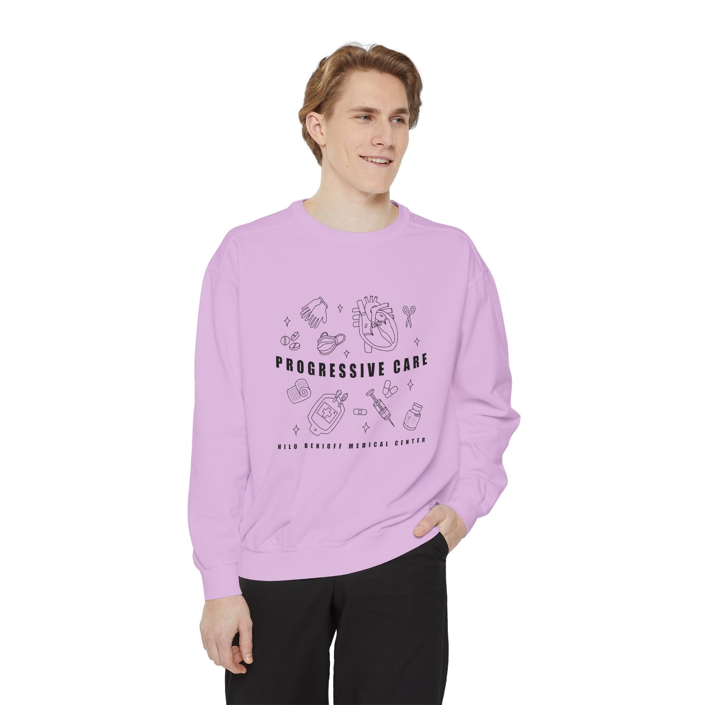 Progressive Care Sweatshirt — Nurse & Medical Team Support Crewneck