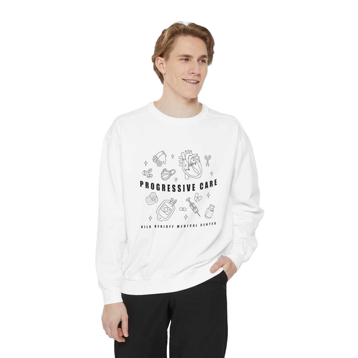 Progressive Care Sweatshirt — Nurse & Medical Team Support Crewneck