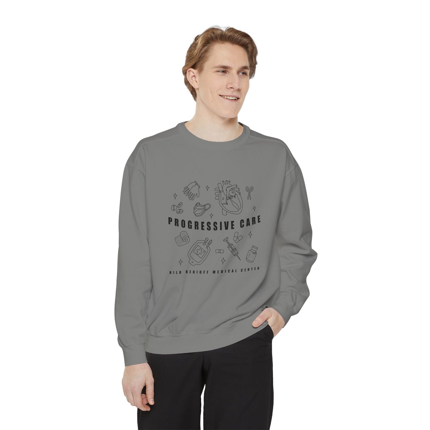Progressive Care Sweatshirt — Nurse & Medical Team Support Crewneck