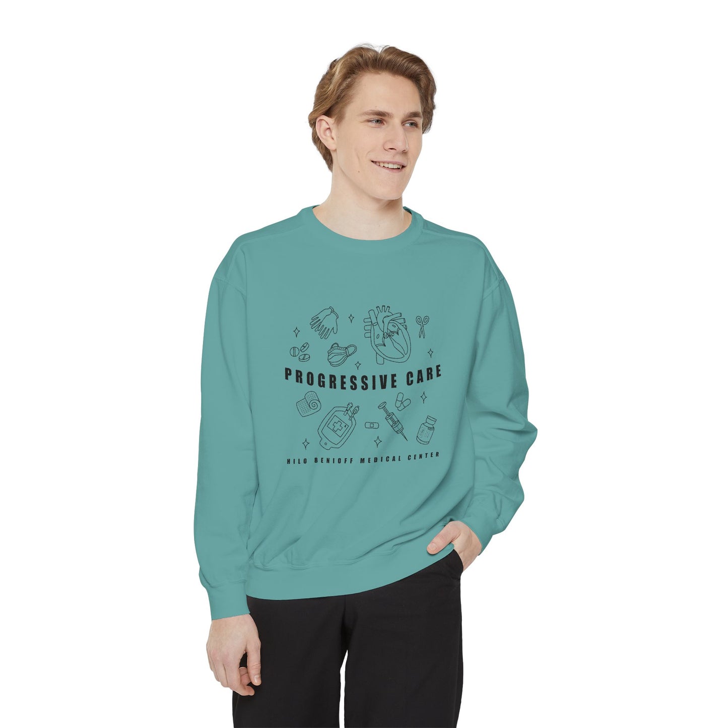 Progressive Care Sweatshirt — Nurse & Medical Team Support Crewneck