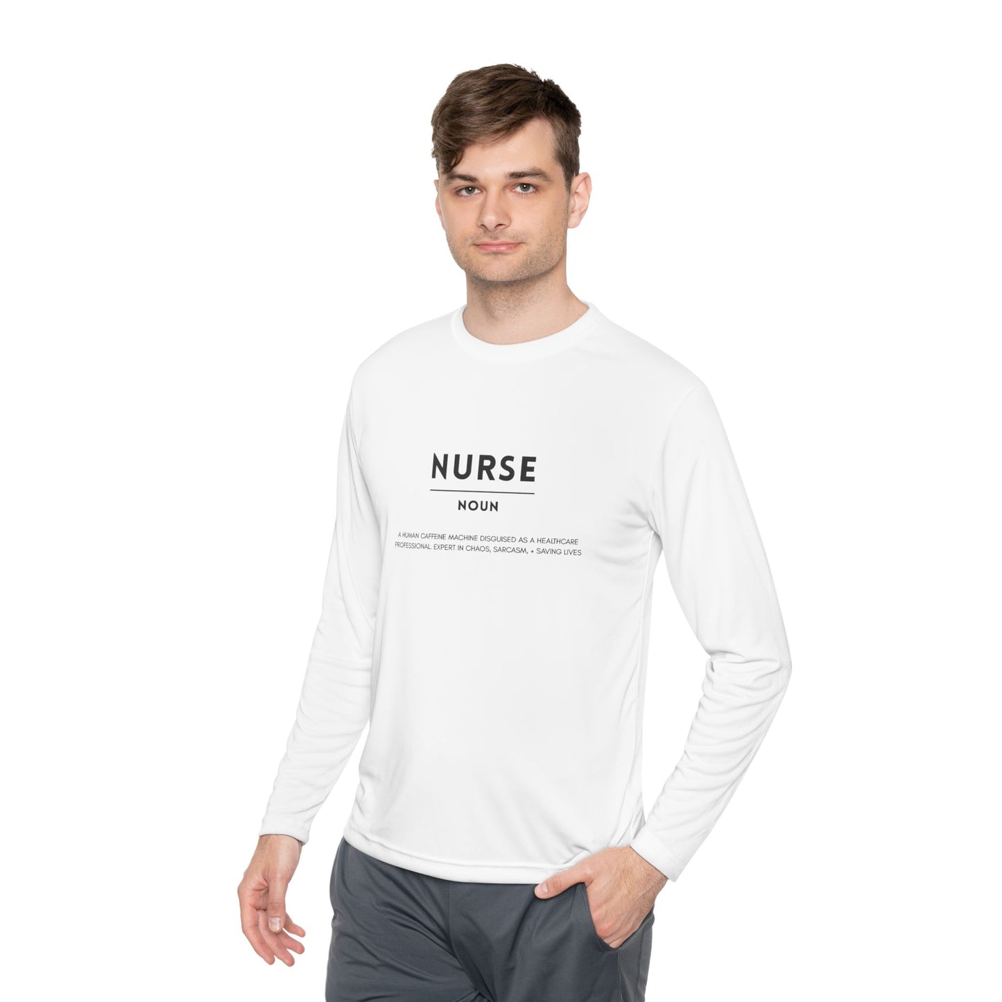 Nurse Definition Unisex Long Sleeve Tee | Lightweight & Comfortable