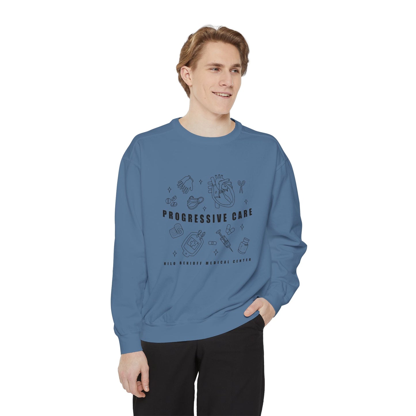 Progressive Care Sweatshirt — Nurse & Medical Team Support Crewneck