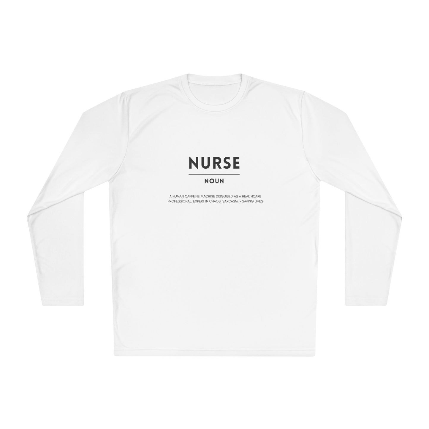 Nurse Definition Unisex Long Sleeve Tee | Lightweight & Comfortable